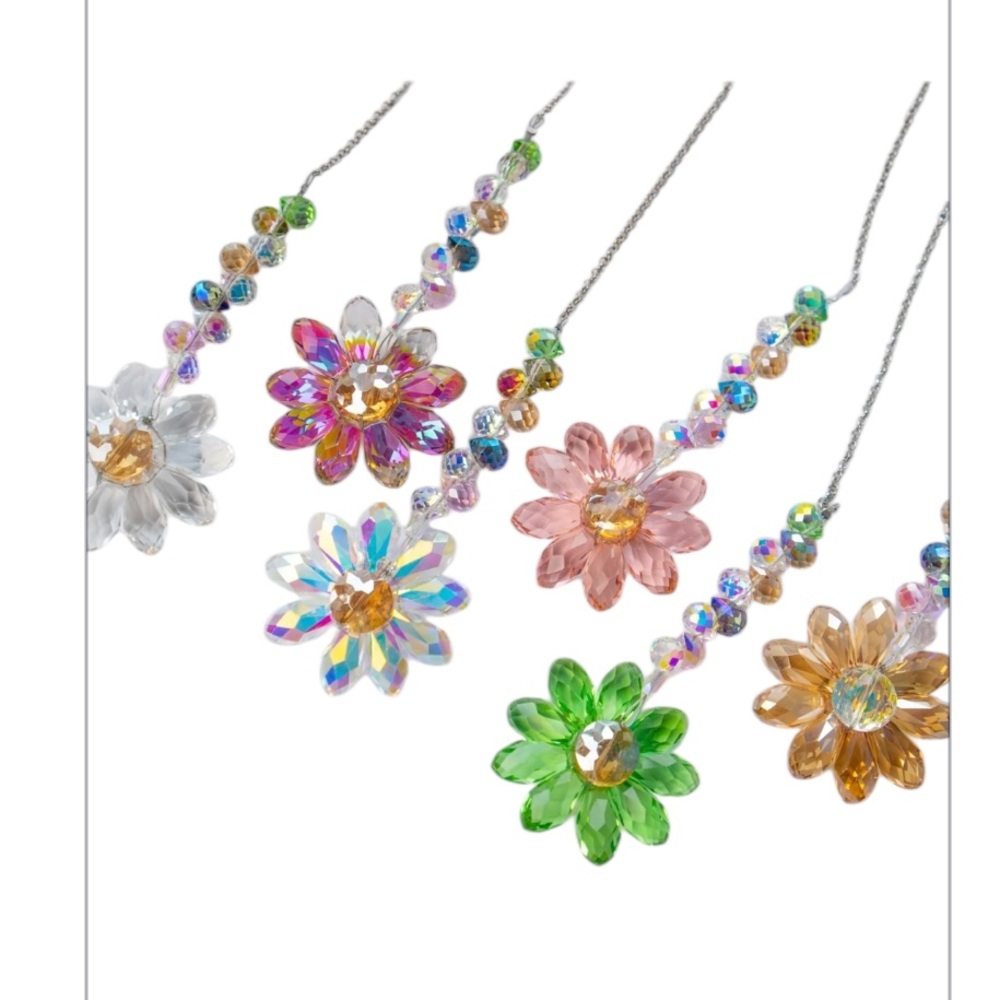 Crystal Sun Catcher with Chain and Hook - Picture 4 of 6